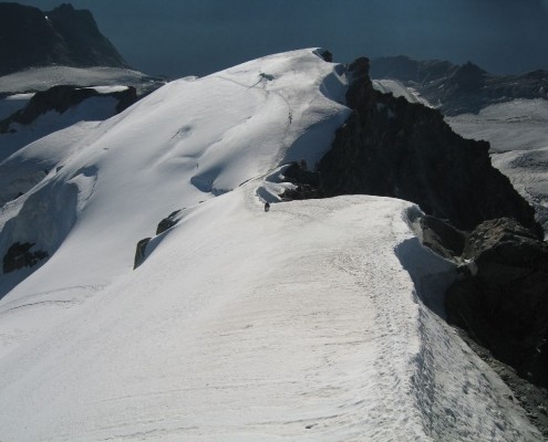 Allalinhorn & Strahlhorn 4000er Gipfel in den Westalpen für Einsteiger