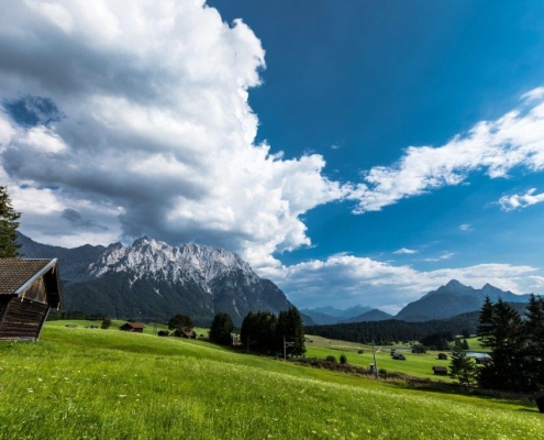 Wunderschöne Wanderung mit Wettersteinpanorma